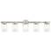 Maxim 35 1/2" Wide Brushed Nickel 5-Light Vanity Bath Light