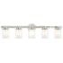 Maxim 35 1/2" Wide Brushed Nickel 5-Light Vanity Bath Light