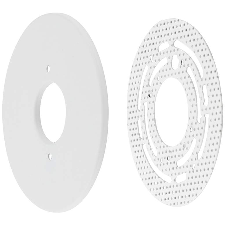 Image 1 Maxim 5 1/4" White Mud-In Bracket & Plate