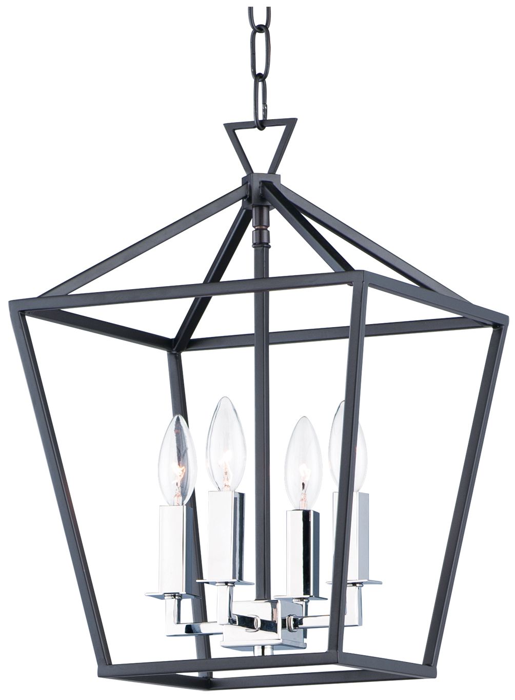 Image 2 Maxim Abode 12" Wide Open Frame Candelabra Chandelier
