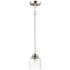 Maxim Acadia 1-Light 4.75" Wide Satin Nickel Pendant Light