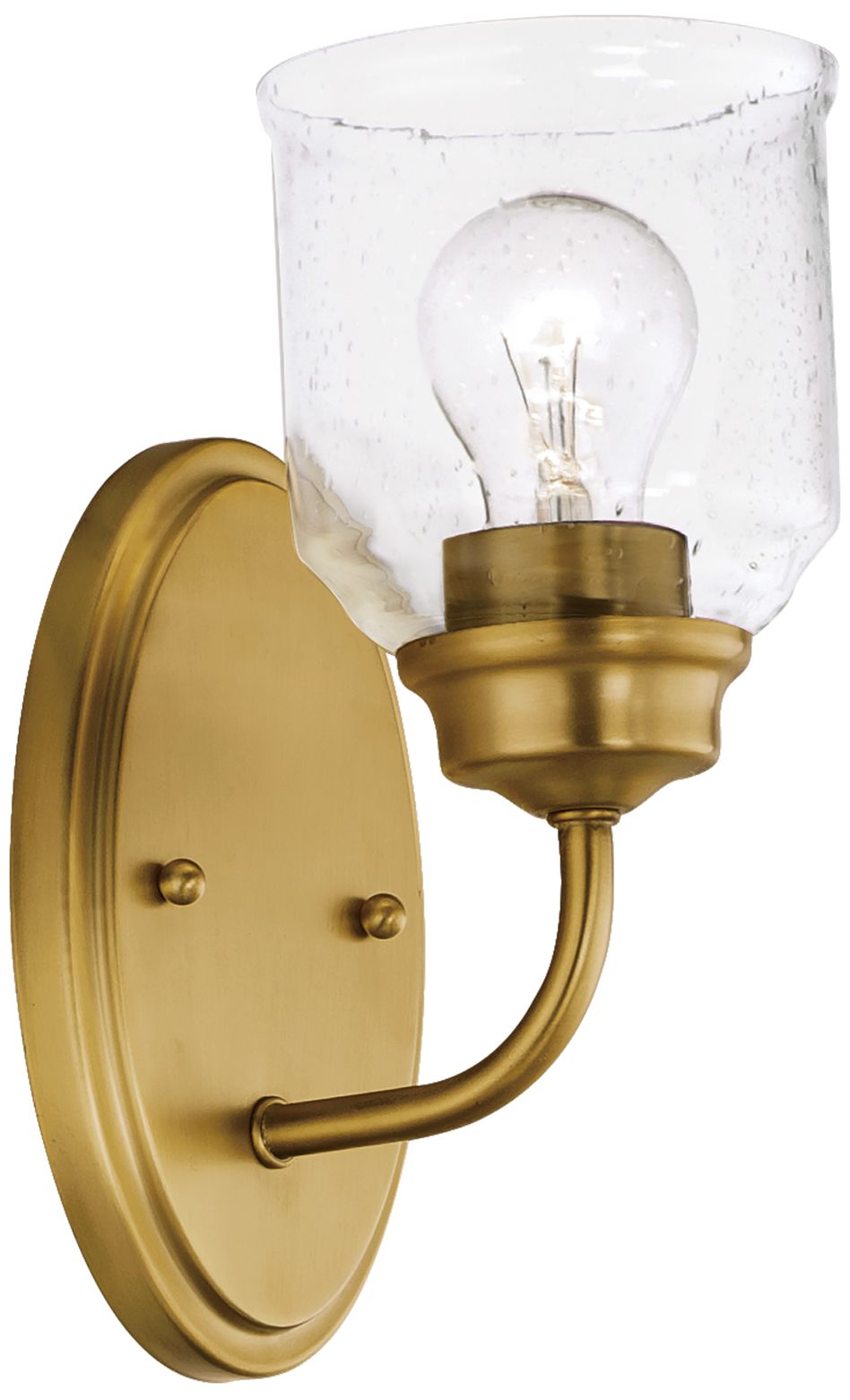 Thumbnail1 of Maxim Acadia 10 1/2" High Natural Aged Brass 1-Light Wall Sconce