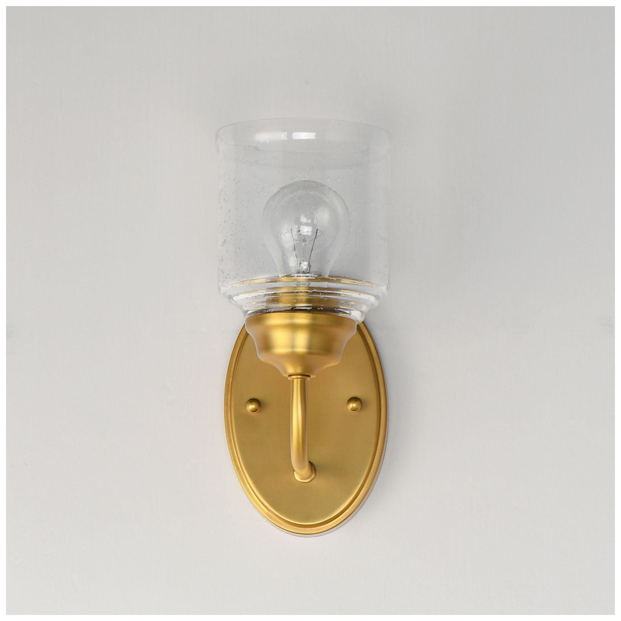 Thumbnail2 of Maxim Acadia 10 1/2" High Natural Aged Brass 1-Light Wall Sconce more views
