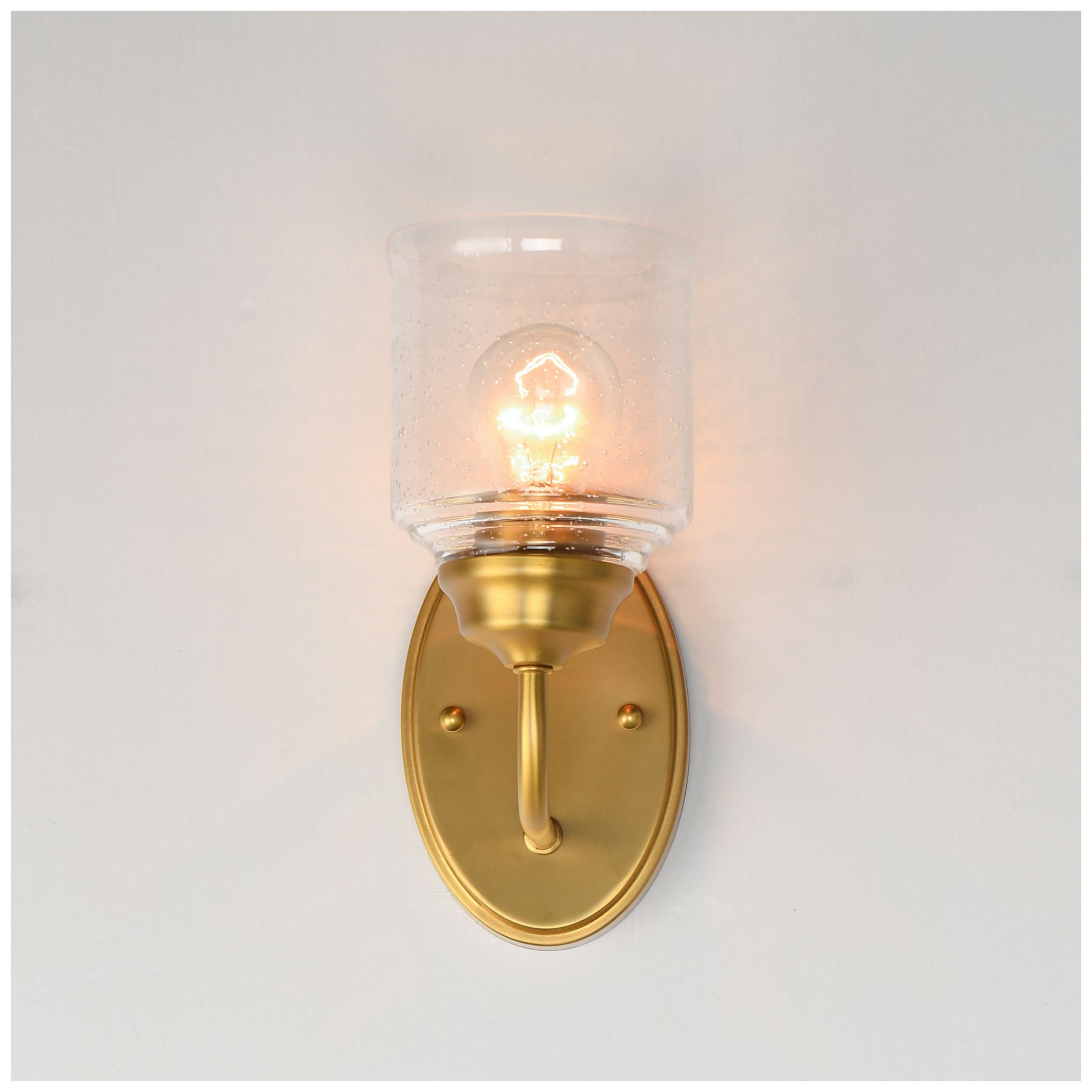 Thumbnail3 of Maxim Acadia 10 1/2" High Natural Aged Brass 1-Light Wall Sconce more views
