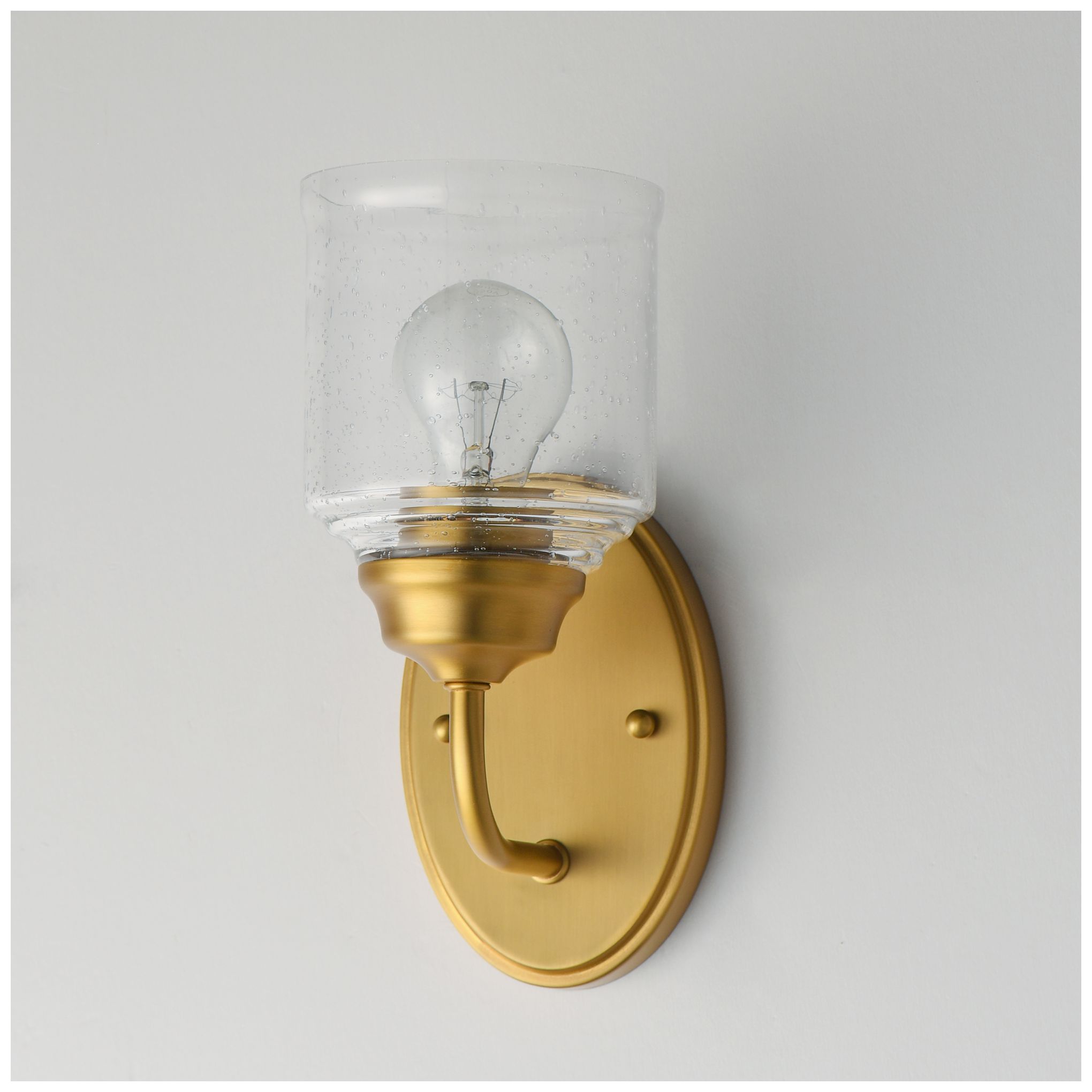 Thumbnail4 of Maxim Acadia 10 1/2" High Natural Aged Brass 1-Light Wall Sconce more views