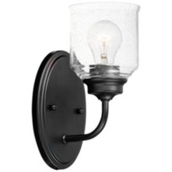 Maxim Acadia 10 1/2&quot; High Black Finish Traditional Wall Sconce