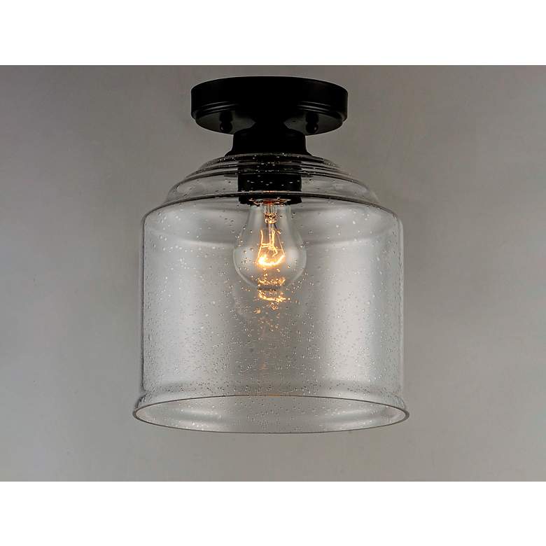 Image 3 Maxim Acadia 11.2 inch Wide Clear Glass Semi-Flush Mount Ceiling Light more views