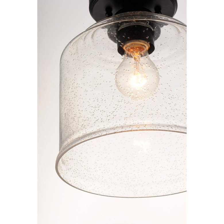 Image 4 Maxim Acadia 11.2 inch Wide Clear Glass Semi-Flush Mount Ceiling Light more views