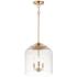 Maxim Acadia 13 3/4" Wide Heritage Brass 3-Light Pendant
