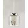 1_Maxim Acadia 13 3/4" Wide Satin Nickel 3-Light Pendant