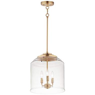 Maxim Acadia 13 3/4" Wide Heritage Brass 3-Light Pendant