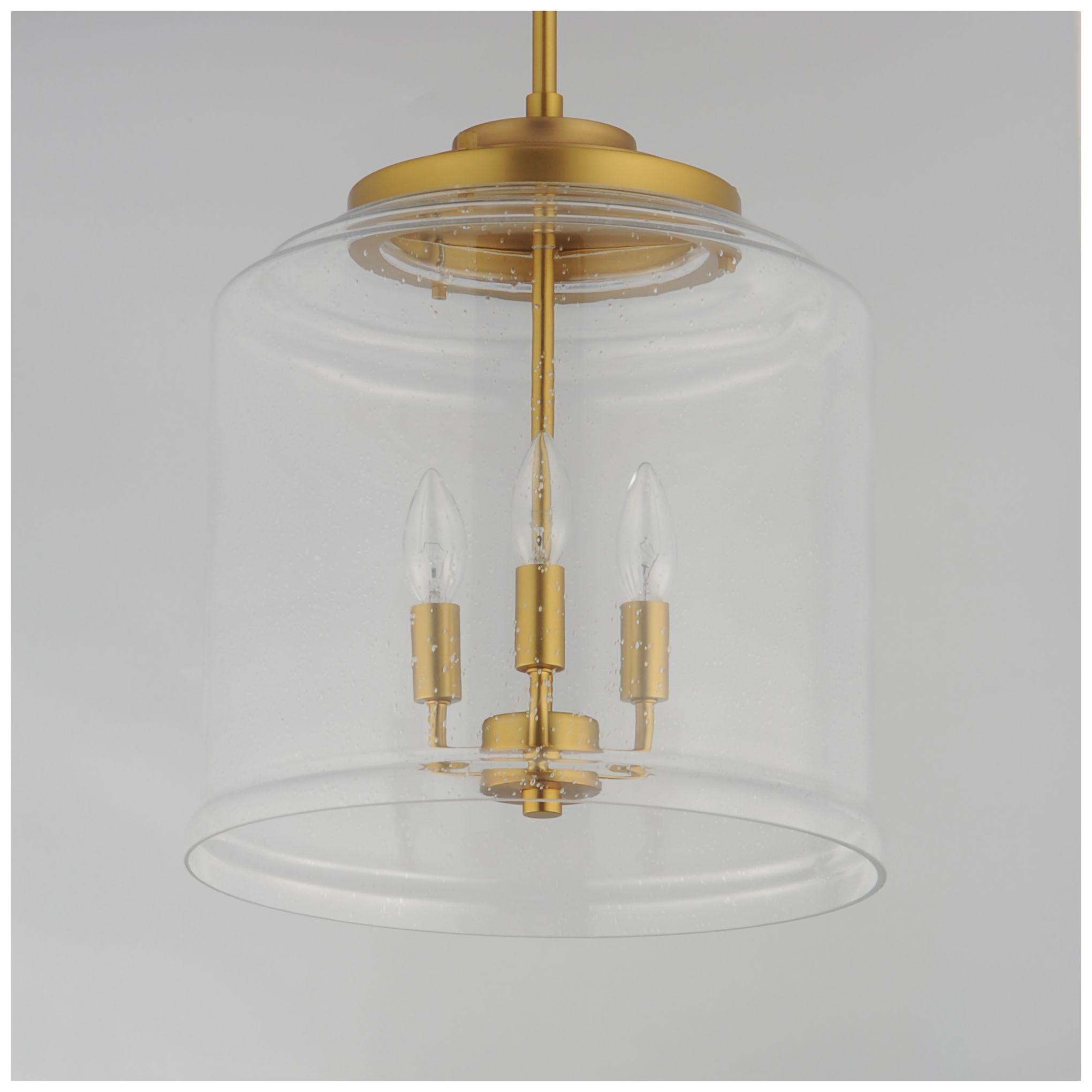 Image 3 Maxim Acadia 13 3/4" Wide Natural Aged Brass 3-Light Pendant more views