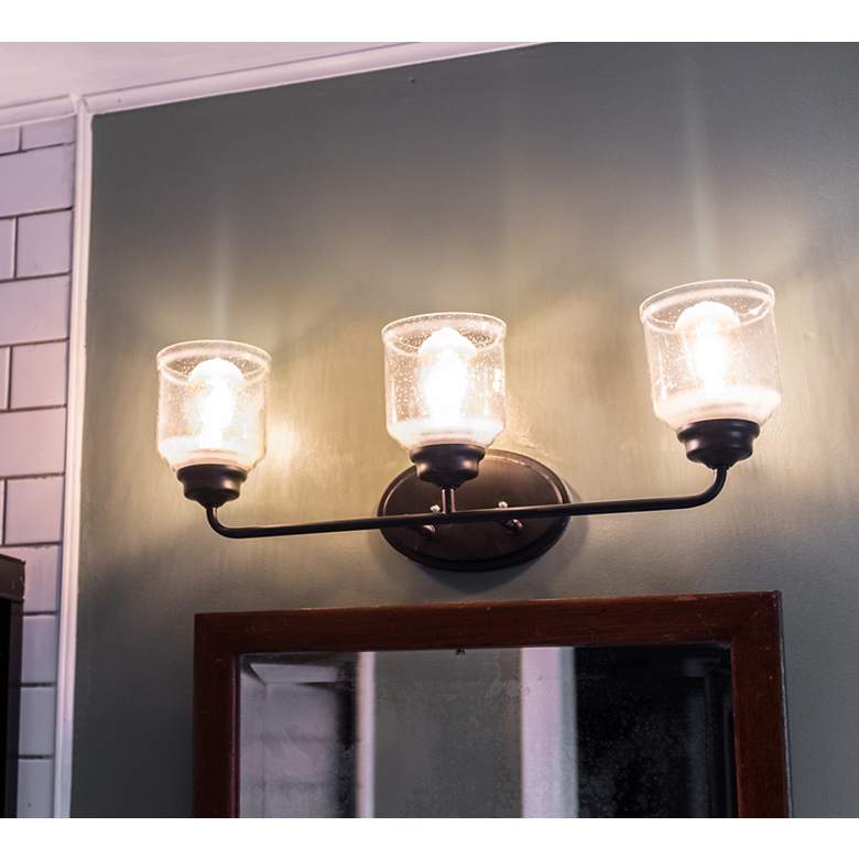 Image 7 Maxim Acadia 25" Wide Black 3-Light Bath Light more views