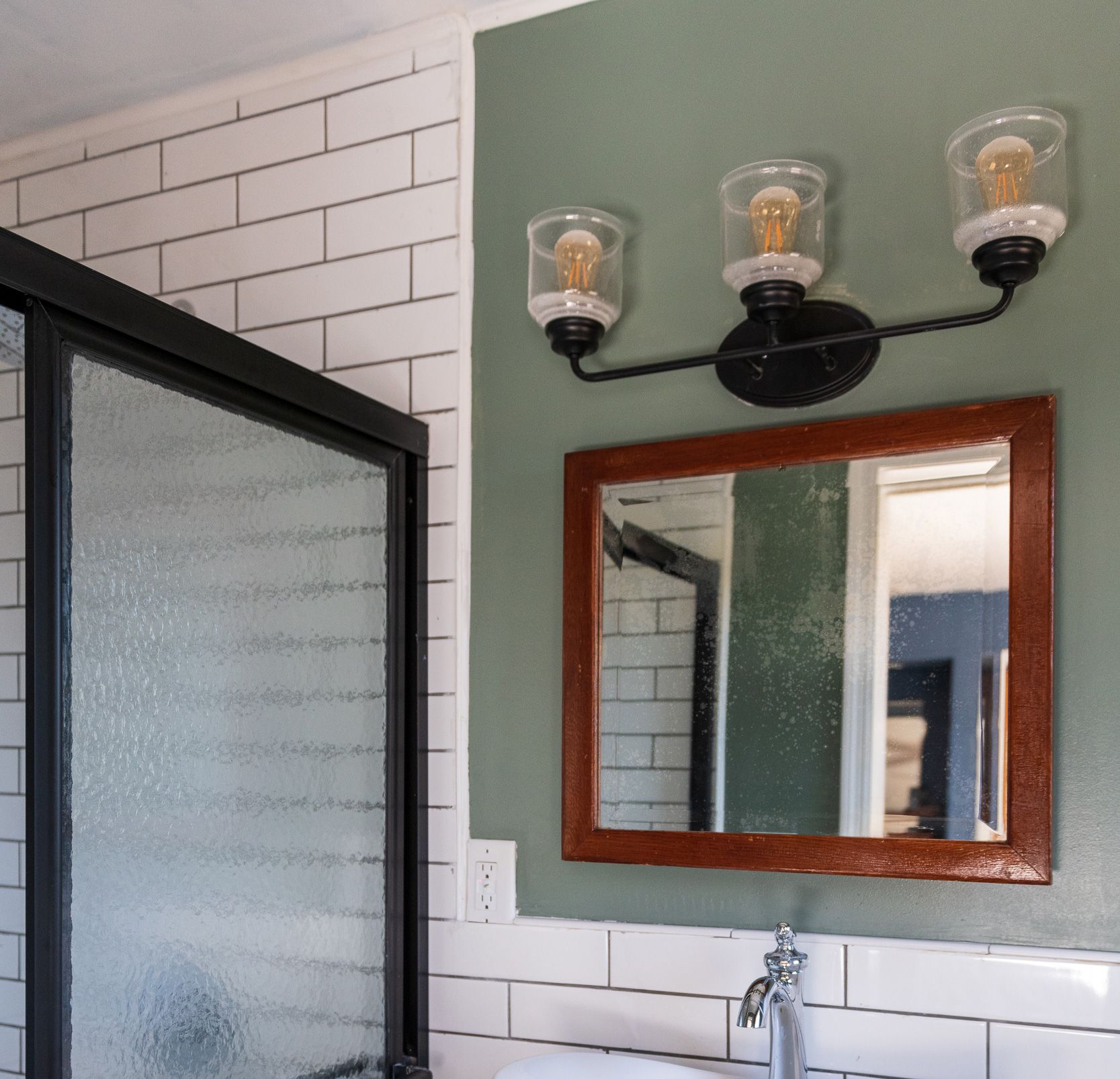 Maxim Acadia 25" Wide Black 3-Light Bath Light