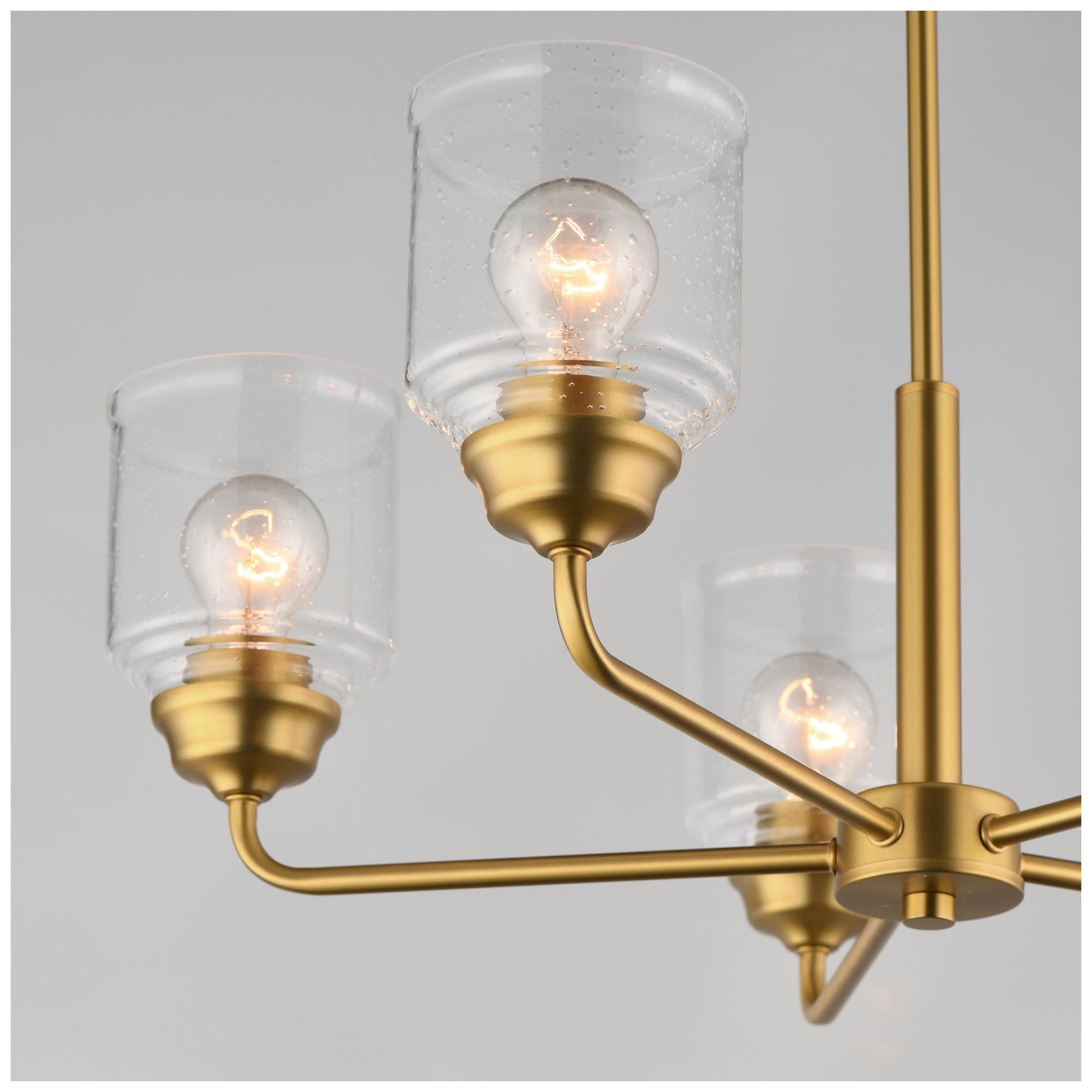 Maxim Acadia 26" Wide Natural Aged Brass 5-Light Chandelier