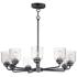 Maxim Acadia 32" Wide Black 8-Light Chandelier
