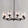 1_Maxim Acadia 32" Wide Black 8-Light Chandelier