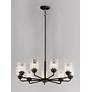 3_Maxim Acadia 32" Wide Black 8-Light Chandelier more views