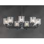 5_Maxim Acadia 32" Wide Black 8-Light Chandelier more views