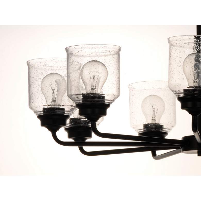 Image 6 Maxim Acadia 32" Wide Black 8-Light Chandelier more views