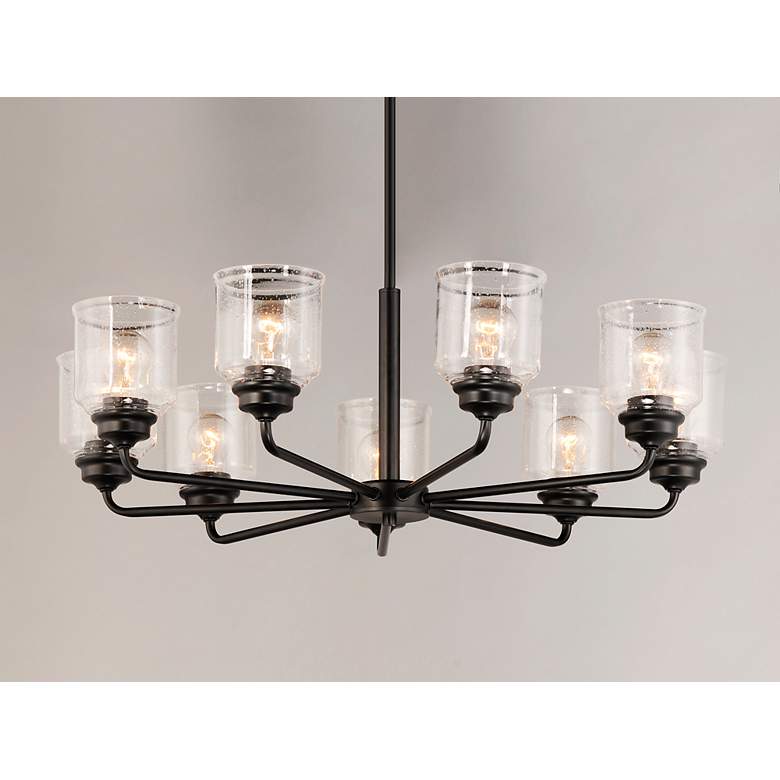 Image 7 Maxim Acadia 32" Wide Black 8-Light Chandelier more views