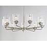 5_Maxim Acadia 32" Wide Satin Nickel 8-Light Chandelier more views