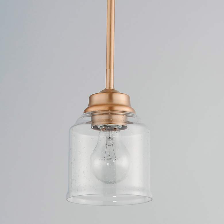 Image 2 Maxim Acadia 4.75" Wide Heritage Brass 1-Light Pendant more views