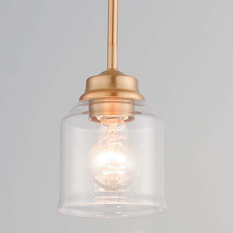 Image 3 Maxim Acadia 4.75" Wide Heritage Brass 1-Light Pendant more views