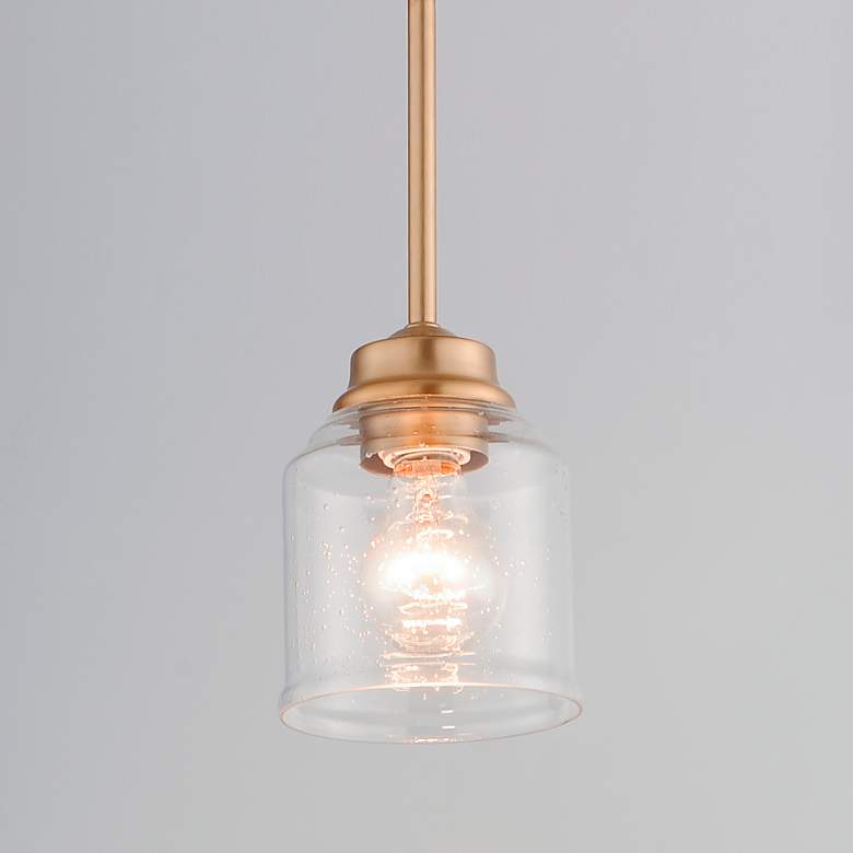 Image 5 Maxim Acadia 4.75" Wide Heritage Brass 1-Light Pendant more views