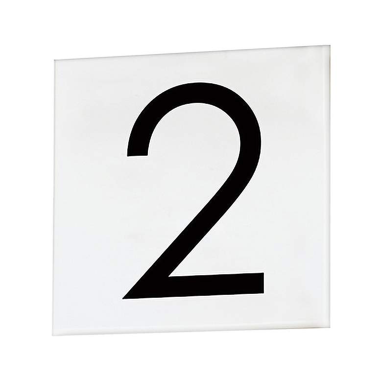 Image 1 Maxim Address White Square Sans Serif Font House Number 2
