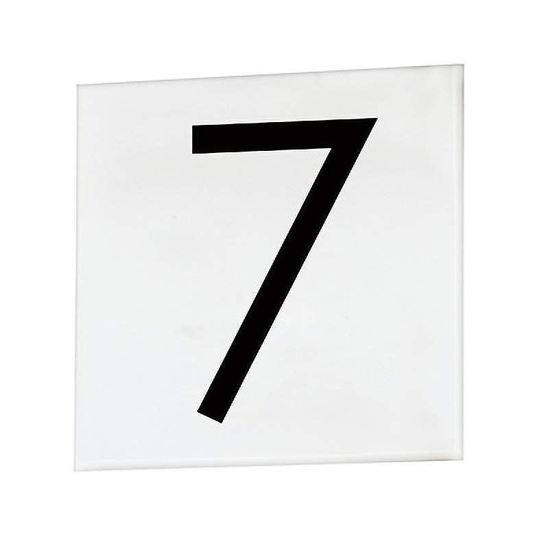 Image 1 Maxim Address White Square Sans Serif Font House Number 7