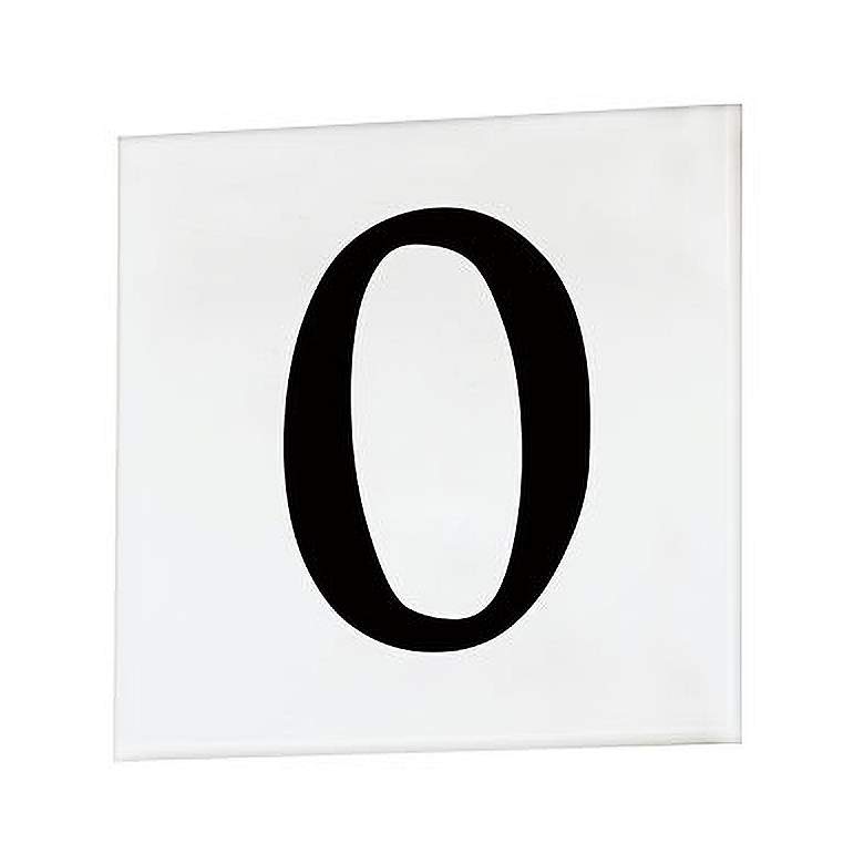 Image 1 Maxim Address White Square Serif Font House Number 0