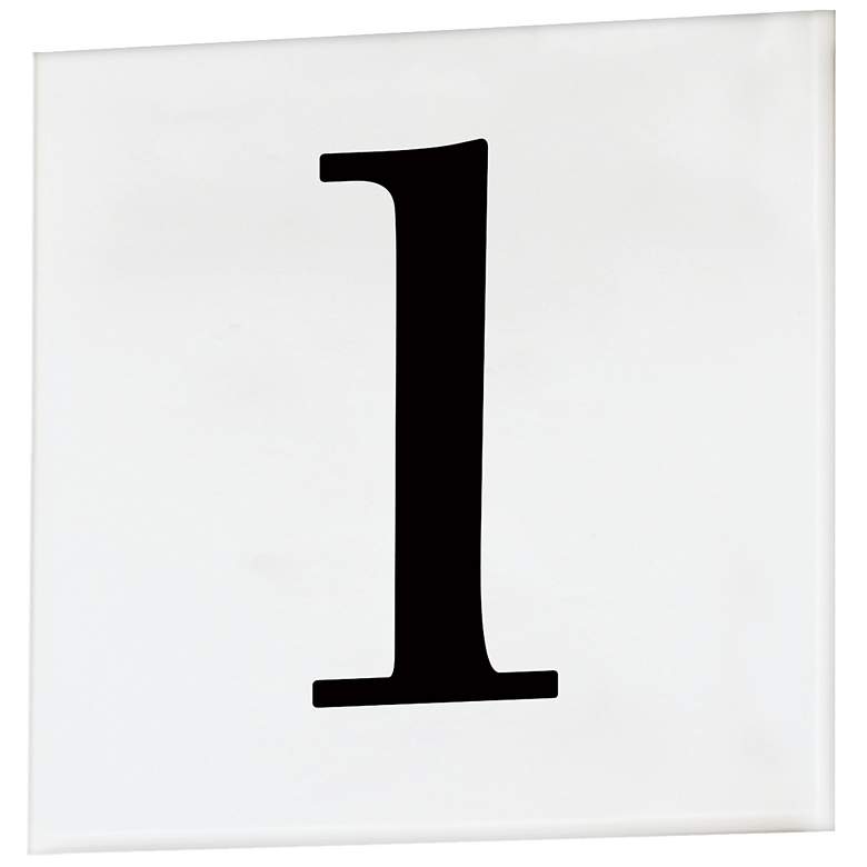 Image 1 Maxim Address White Square Serif Font House Number 1