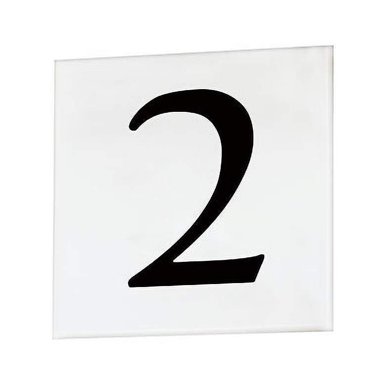 Image 1 Maxim Address White Square Serif Font House Number 2