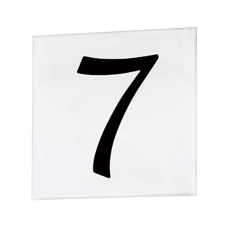 Image 1 Maxim Address White Square Serif Font House Number 7