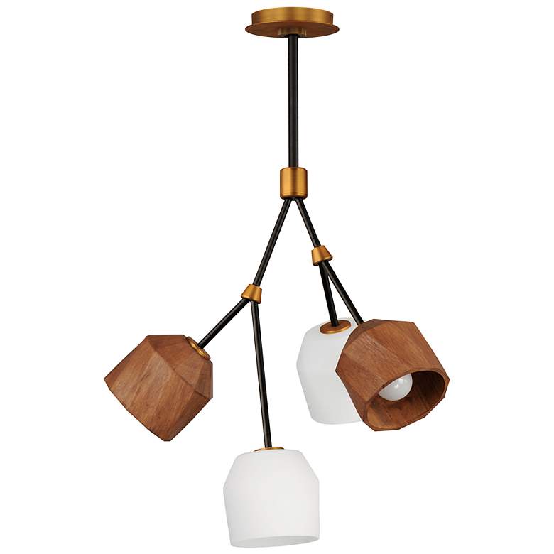 Image 3 Maxim Akimbo 21 3/4" Wide Dark Bronze LED Sputnik Pendant