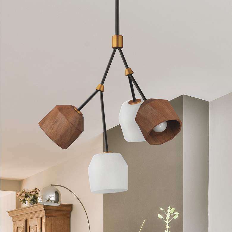Image 2 Maxim Akimbo 21 3/4" Wide Dark Bronze LED Sputnik Pendant