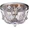 Maxim Alessandra 15" Wide Silver Mist 3-Light Ceiling Light