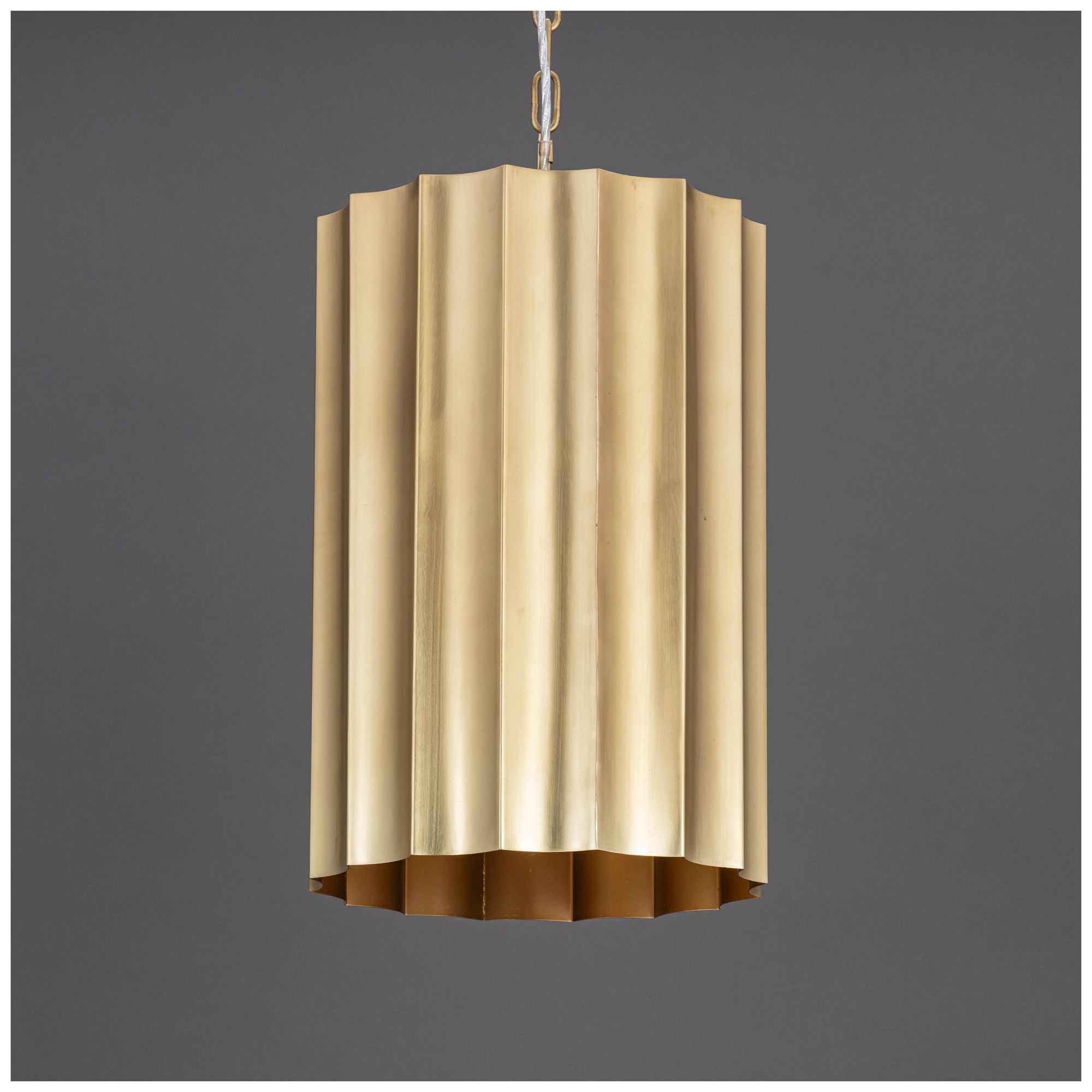 Image 2 Maxim Allegra 12" Wide Weathered Brass Small 1-Light Pendant more views