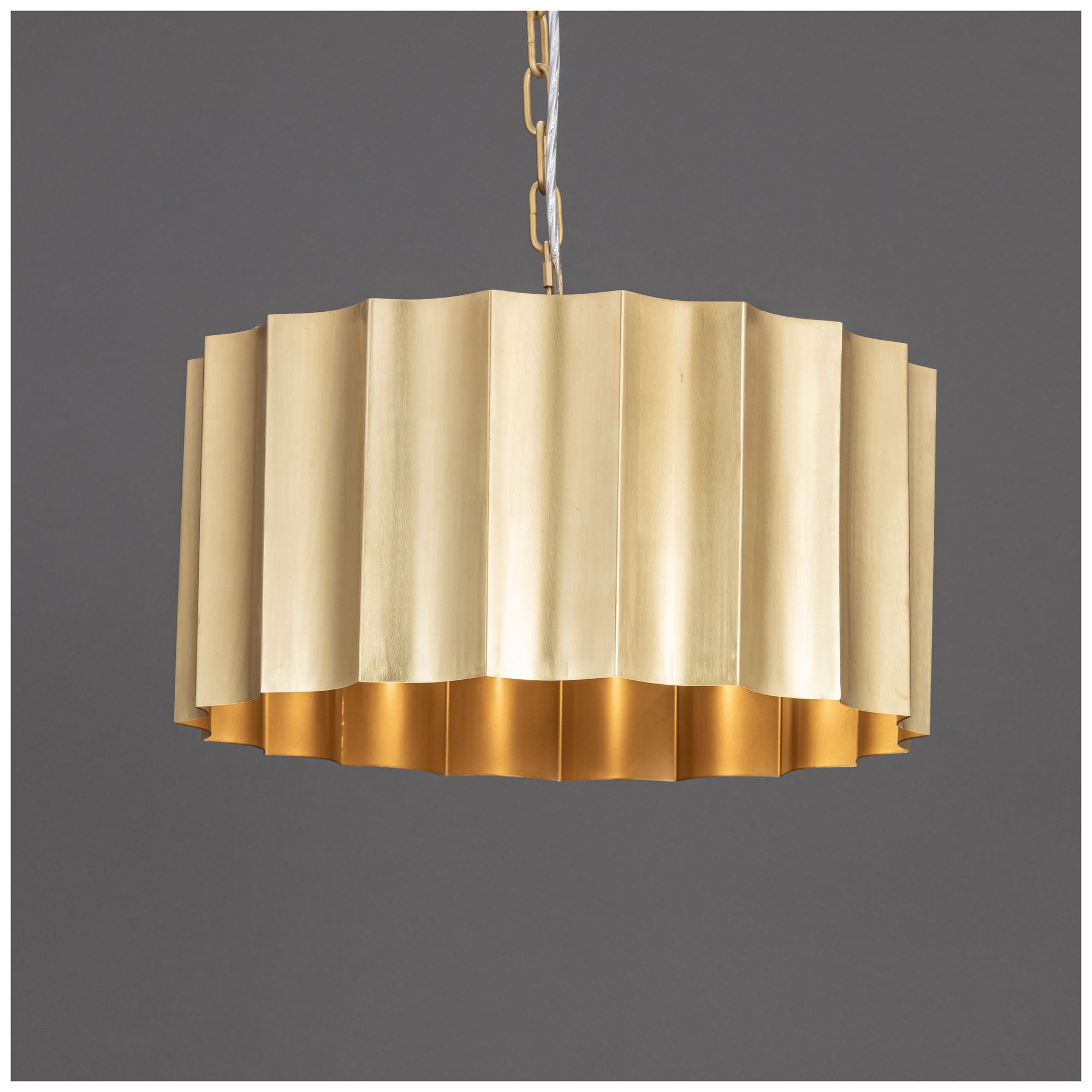 Image 2 Maxim Allegra 18" Wide Weathered Brass Large 1-Light Pendant more views