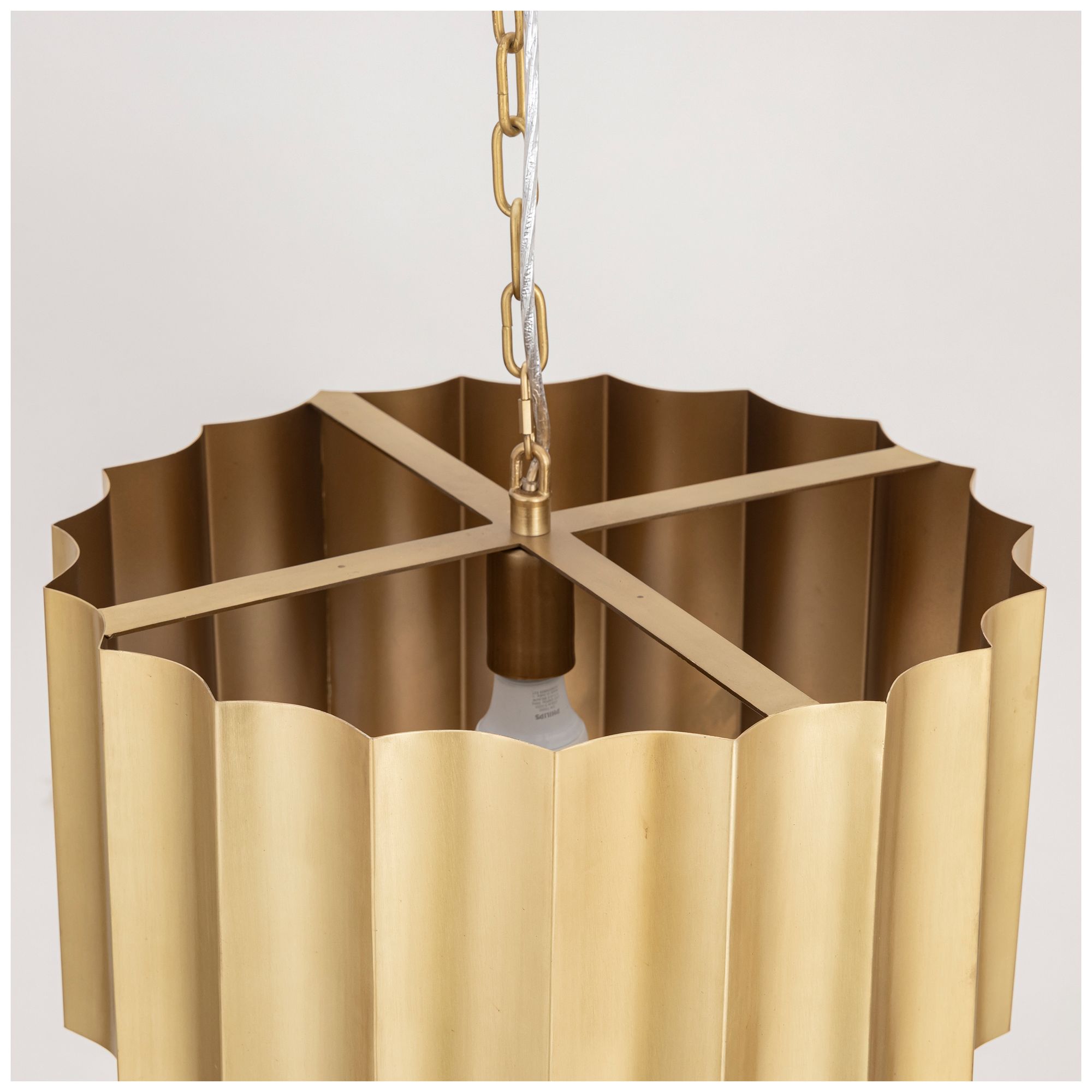 Image 4 Maxim Allegra 18" Wide Weathered Brass Large 1-Light Pendant more views