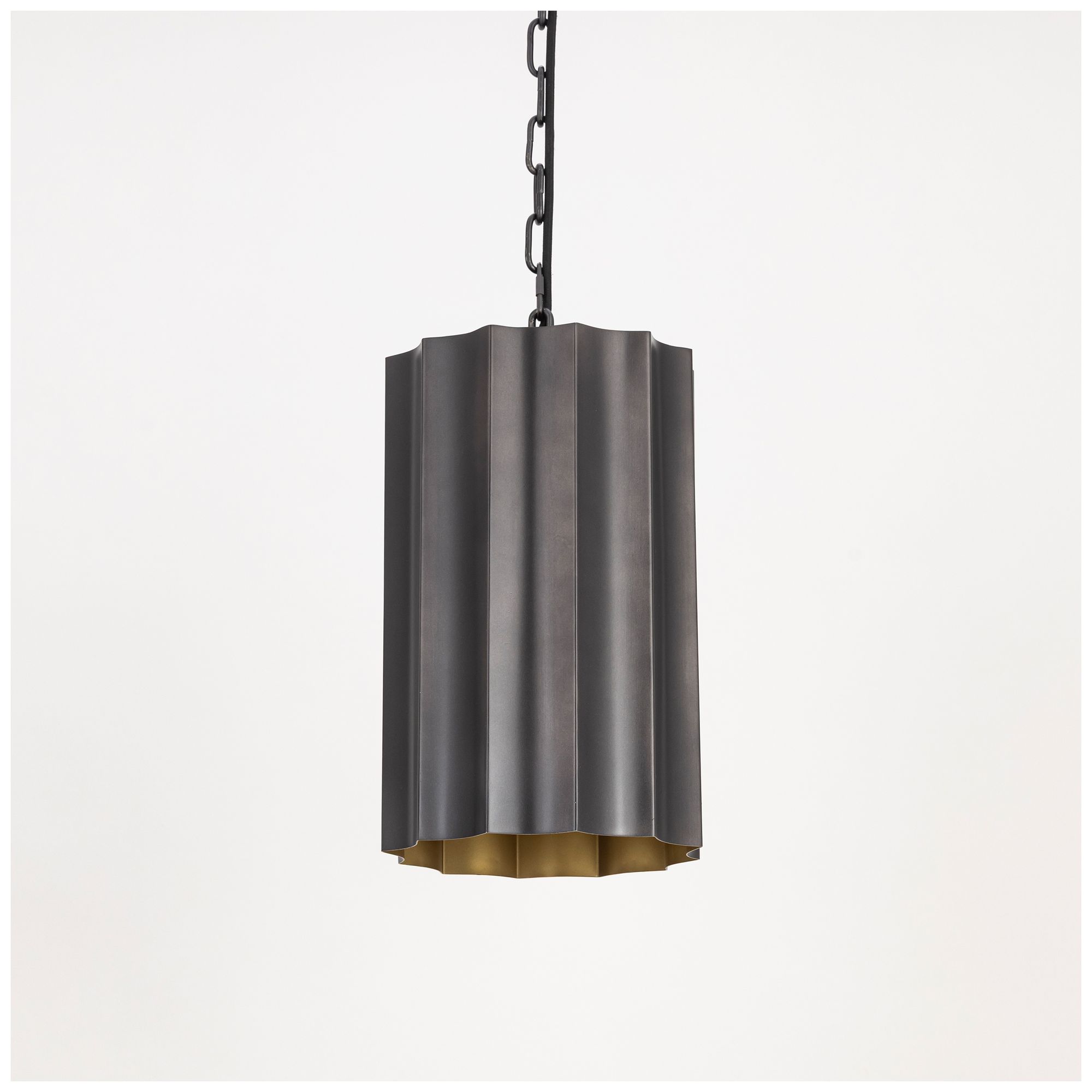 Image 3 Maxim Allegra 9" Wide Gunmetal/Gold 1-Light Mini Pendant more views