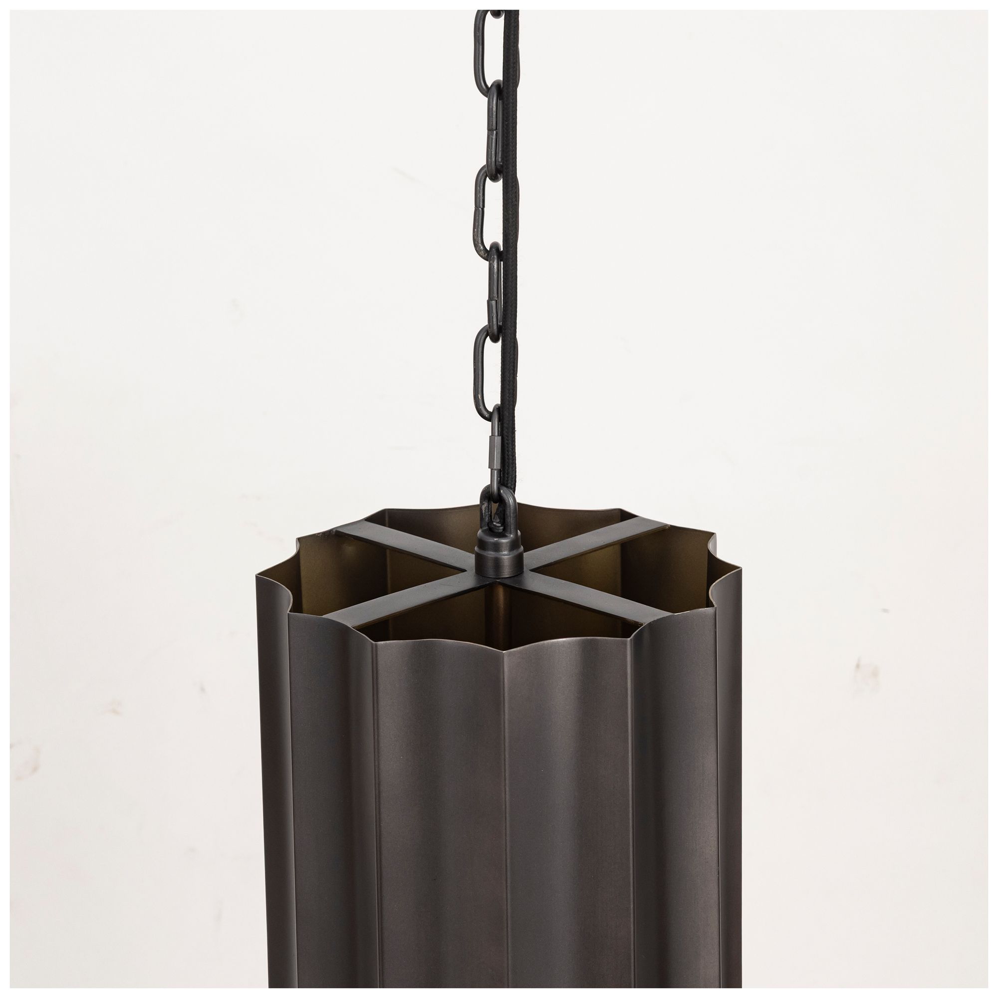 Image 5 Maxim Allegra 9" Wide Gunmetal/Gold 1-Light Mini Pendant more views