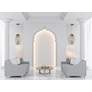 3_Maxim Arabesque 13" Wide Golden Silver Pendant Light more views