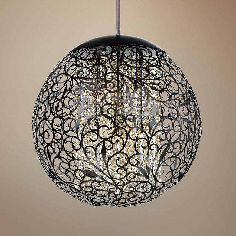 Image 1 Maxim Arabesque 23 inch Wide Oil Rubbed Bronze Pendant Light