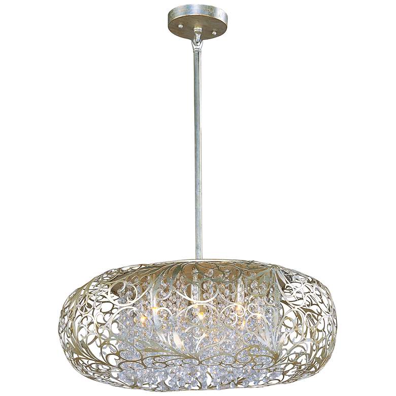 Image 3 Maxim Arabesque 24" Wide Golden Silver Pendant Light
