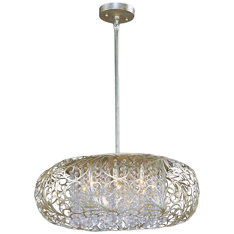 Image 3 Maxim Arabesque 24 inch Wide Golden Silver Pendant Light