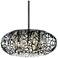 Maxim Arabesque 24" Wide Oil Rubbed Bronze 9-Light Pendant