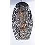 5_Maxim Arabesque 6 1/2" Wide Golden Silver Mini Pendant more views