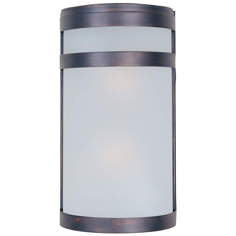 Image 1 Maxim Arc-2 6.5 inch Wide Oil Rubbed Bronze Outdoor Wall Light